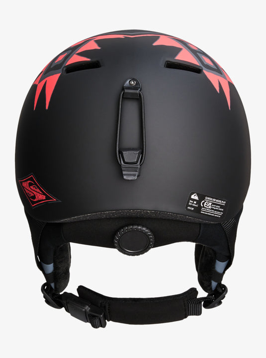 Quiksilver Men's Play Snow Helmet Black Swell Ovation EQYTL03081-SKQ0