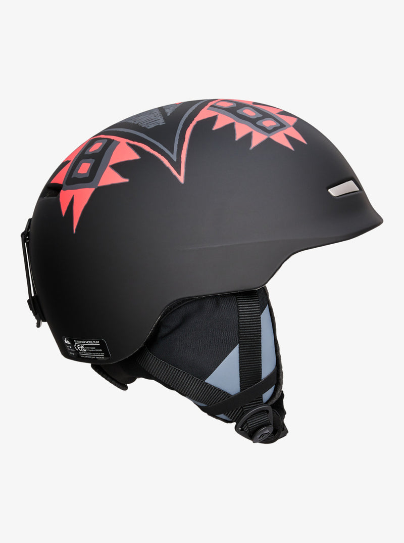 Load image into Gallery viewer, Quiksilver Men&#39;s Play Snow Helmet Black Swell Ovation EQYTL03081-SKQ0

