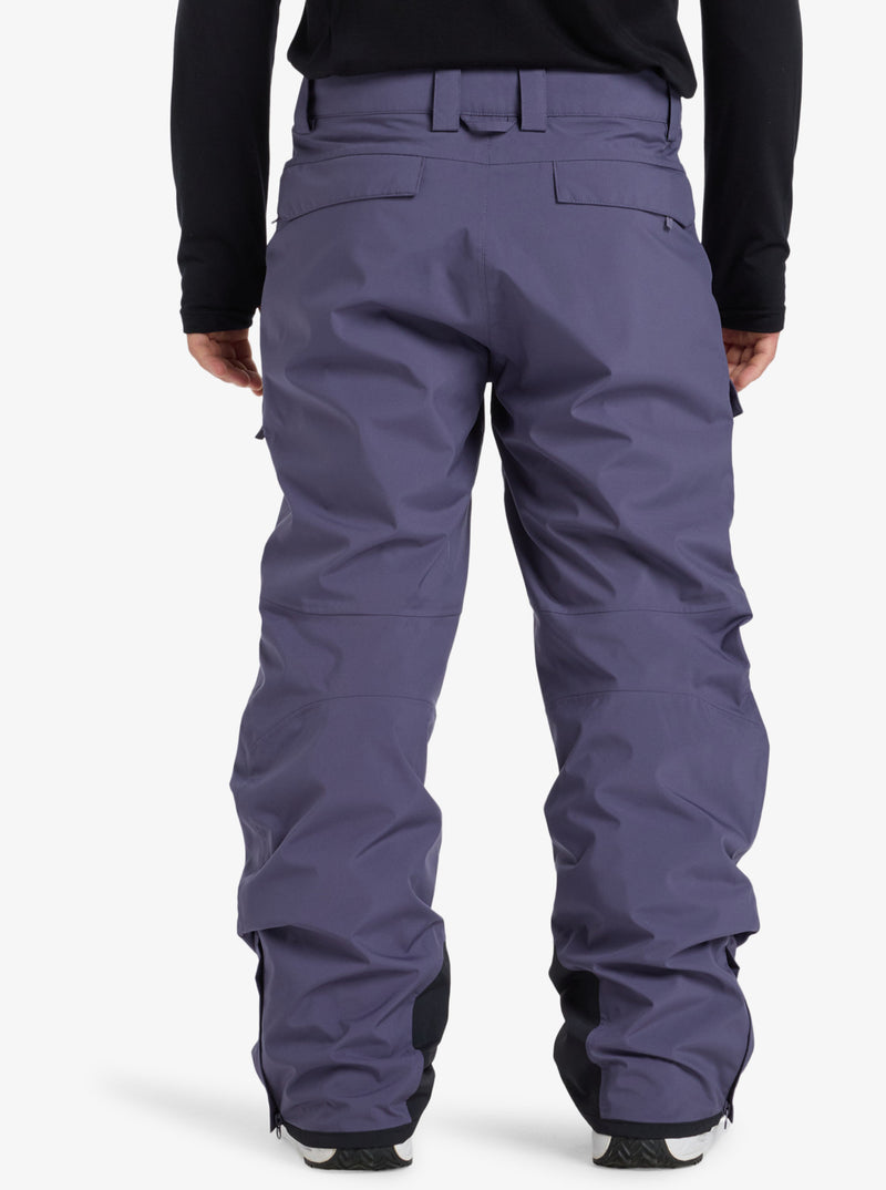 Load image into Gallery viewer, Quiksilver Men&#39;s Utility Pt Snow Pants Graystone EQYTP03235-KRB0
