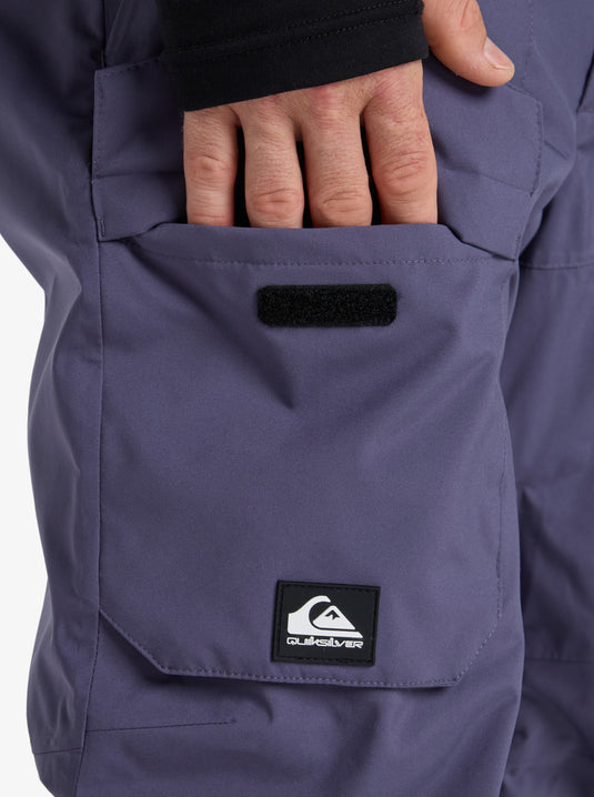 Quiksilver Men's Utility Pt Snow Pants Graystone EQYTP03235-KRB0