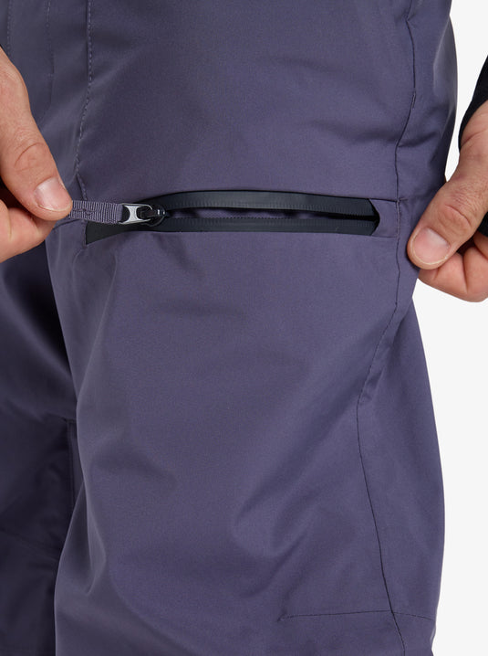 Quiksilver Men's Utility Pt Snow Pants Graystone EQYTP03235-KRB0