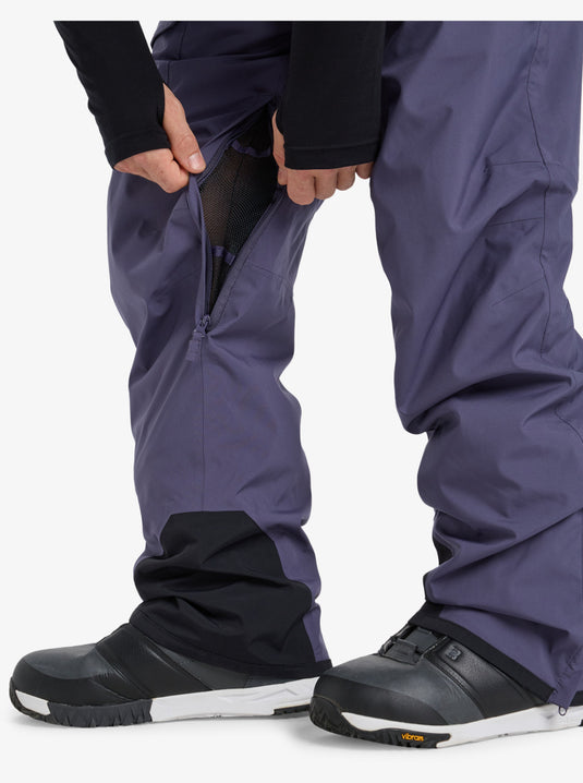 Quiksilver Men's Utility Pt Snow Pants Graystone EQYTP03235-KRB0