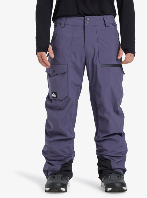 Quiksilver Men's Utility Pt Snow Pants Graystone EQYTP03235-KRB0