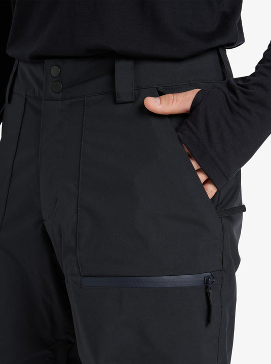 Quiksilver Men's Utility Pt Snow Pants Black EQYTP03235-KVJ0