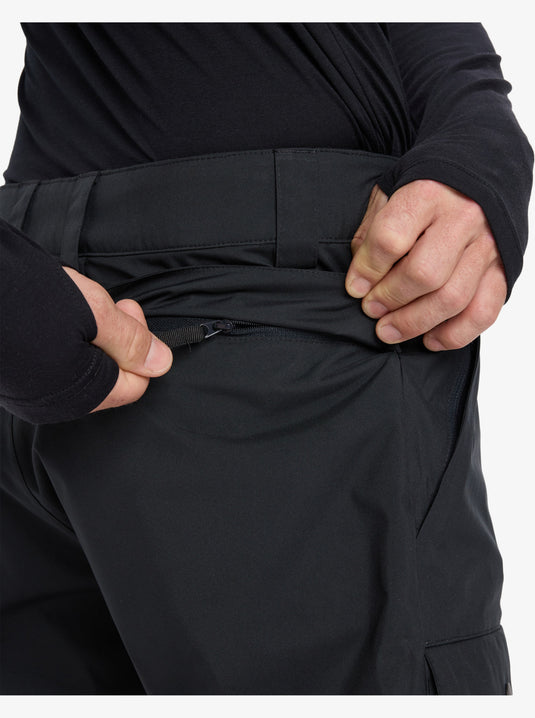 Quiksilver Men's Utility Pt Snow Pants Black EQYTP03235-KVJ0