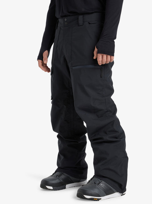 Quiksilver Men's Utility Pt Snow Pants Black EQYTP03235-KVJ0