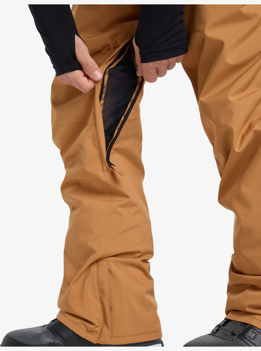 Quiksilver Men's Estate Snow Pants Almond EQYTP03237-CMD0