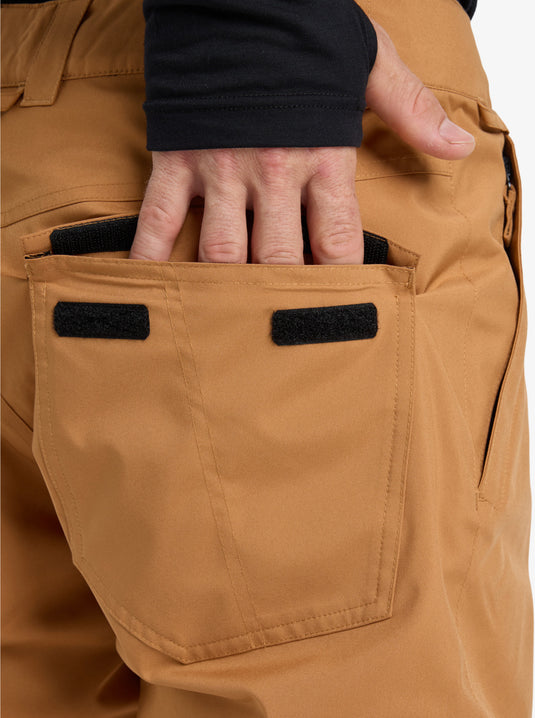 Quiksilver Men's Estate Snow Pants Almond EQYTP03237-CMD0