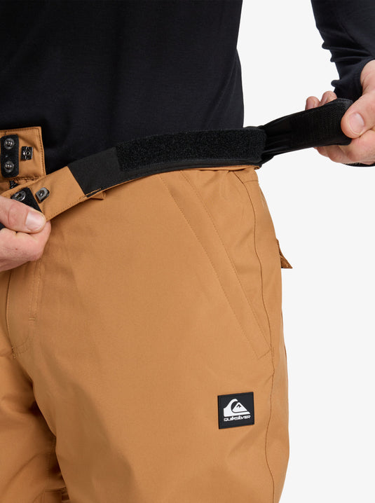 Quiksilver Men's Estate Snow Pants Almond EQYTP03237-CMD0