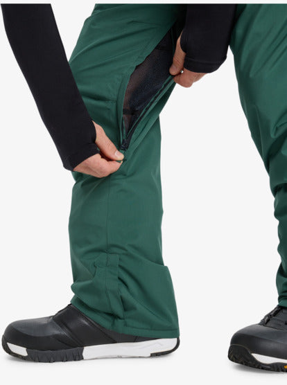 Load image into Gallery viewer, Quiksilver Men's Estate Technical Snow Pants Trekking Green EQYTP03237-TKR
