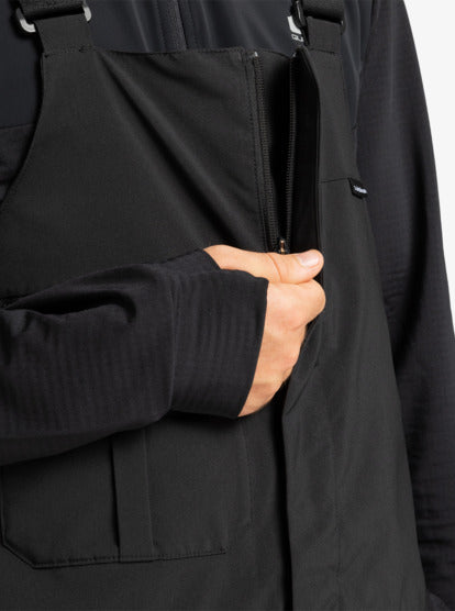 Load image into Gallery viewer, Quiksilver Men's Paramo Stretch 20K Snow Bib True Black EQYTP03244-KVJ0
