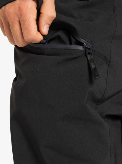 Load image into Gallery viewer, Quiksilver Men's Paramo Stretch 20K Snow Bib True Black EQYTP03244-KVJ0
