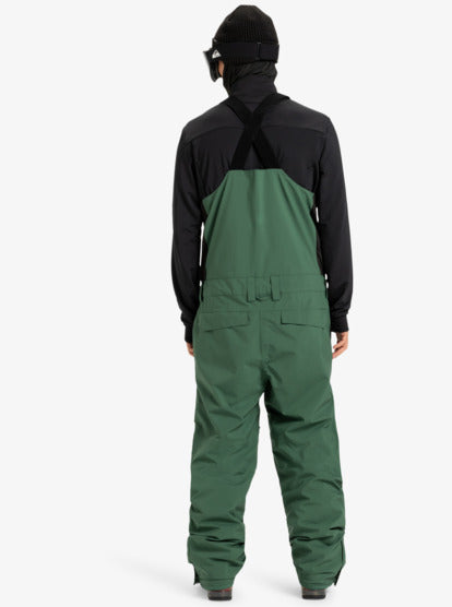Quiksilver Men's Paramo Stretch 20K Snow Bib Trekking Green EQYTP03244-TKR