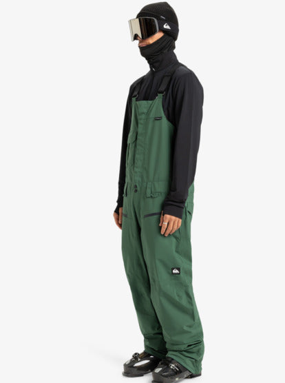 Load image into Gallery viewer, Quiksilver Men's Paramo Stretch 20K Snow Bib Trekking Green EQYTP03244-TKR
