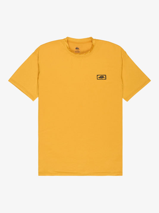 Quiksilver Men's Nomad Surf Short Sleeve Lycra T-Shirt Mineral Yellow EQYWR03477-YKM0