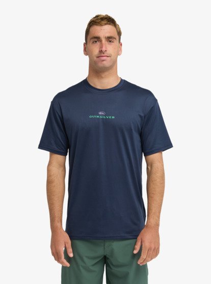 Load image into Gallery viewer, Quiksilver Men's Nomad Surf Short Sleeve Lycra T-Shirt Dark Navy EQYWR03477-KTP0
