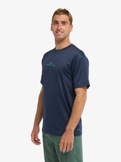 Quiksilver Men's Nomad Surf Short Sleeve Lycra T-Shirt Dark Navy EQYWR03477-KTP0