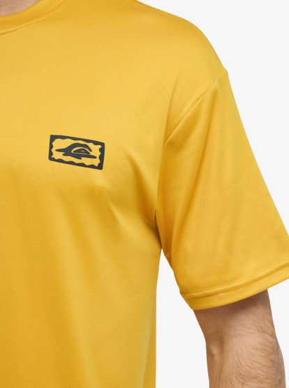 Load image into Gallery viewer, Quiksilver Men's Nomad Surf Short Sleeve Lycra T-Shirt Mineral Yellow EQYWR03477-YKM0
