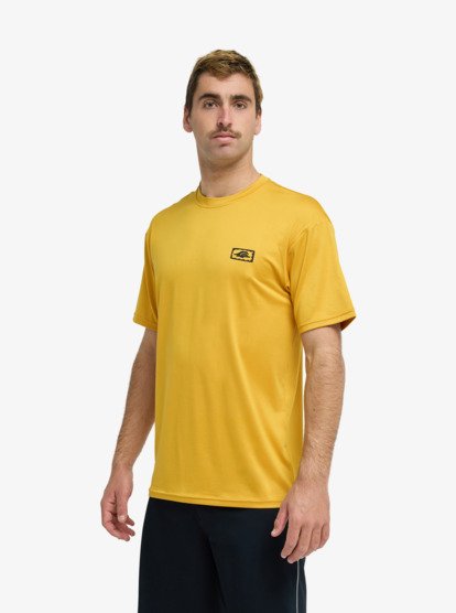 Quiksilver Men's Nomad Surf Short Sleeve Lycra T-Shirt Mineral Yellow EQYWR03477-YKM0