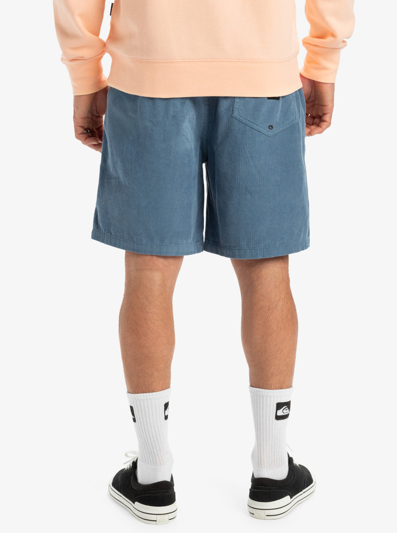 Load image into Gallery viewer, Quiksilver Men&#39;s Taxer 18&quot; Corduroy Walkshorts Coronet Blue EQYWS03878-BLQ0
