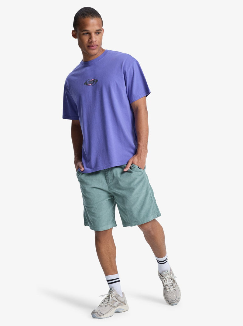 Load image into Gallery viewer, Quiksilver Men&#39;s Taxer 18&quot; Corduroy Walkshorts Chinois Green EQYWS03878-GKB0

