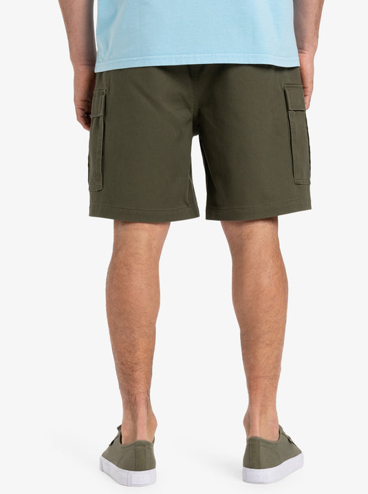 Quiksilver Men's Taxer Cargo 19'' Shorts Grape Leaf  EQYWS03879_CRE0