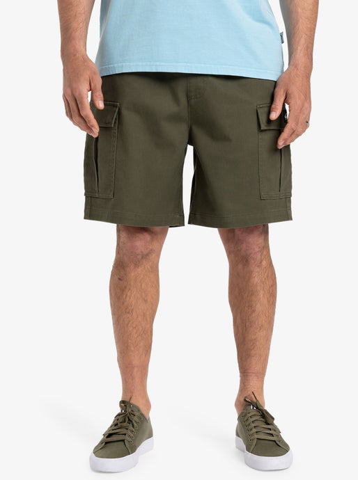 Quiksilver Men's Taxer Cargo 19'' Shorts Grape Leaf  EQYWS03879_CRE0