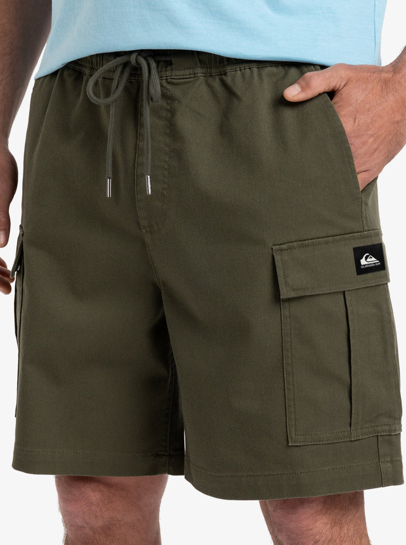 Load image into Gallery viewer, Quiksilver Men&#39;s Taxer Cargo 19&#39;&#39; Shorts Grape Leaf  EQYWS03879_CRE0
