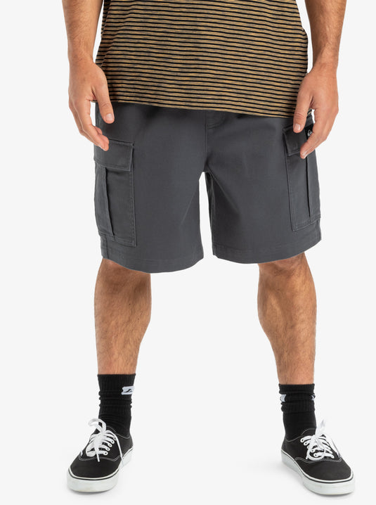 Quiksilver Men's Taxer Cargo 19'' Shorts Iron Gate  EQYWS03879-KZM0