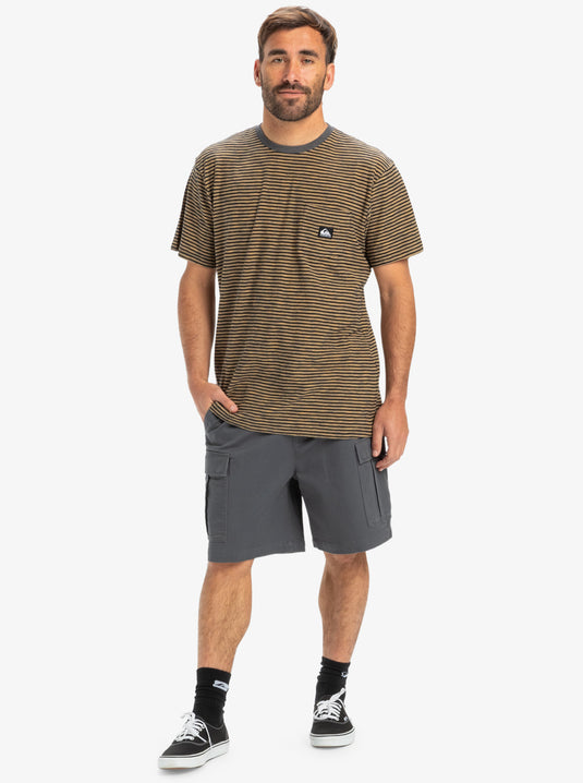 Quiksilver Men's Taxer Cargo 19'' Shorts Iron Gate  EQYWS03879-KZM0