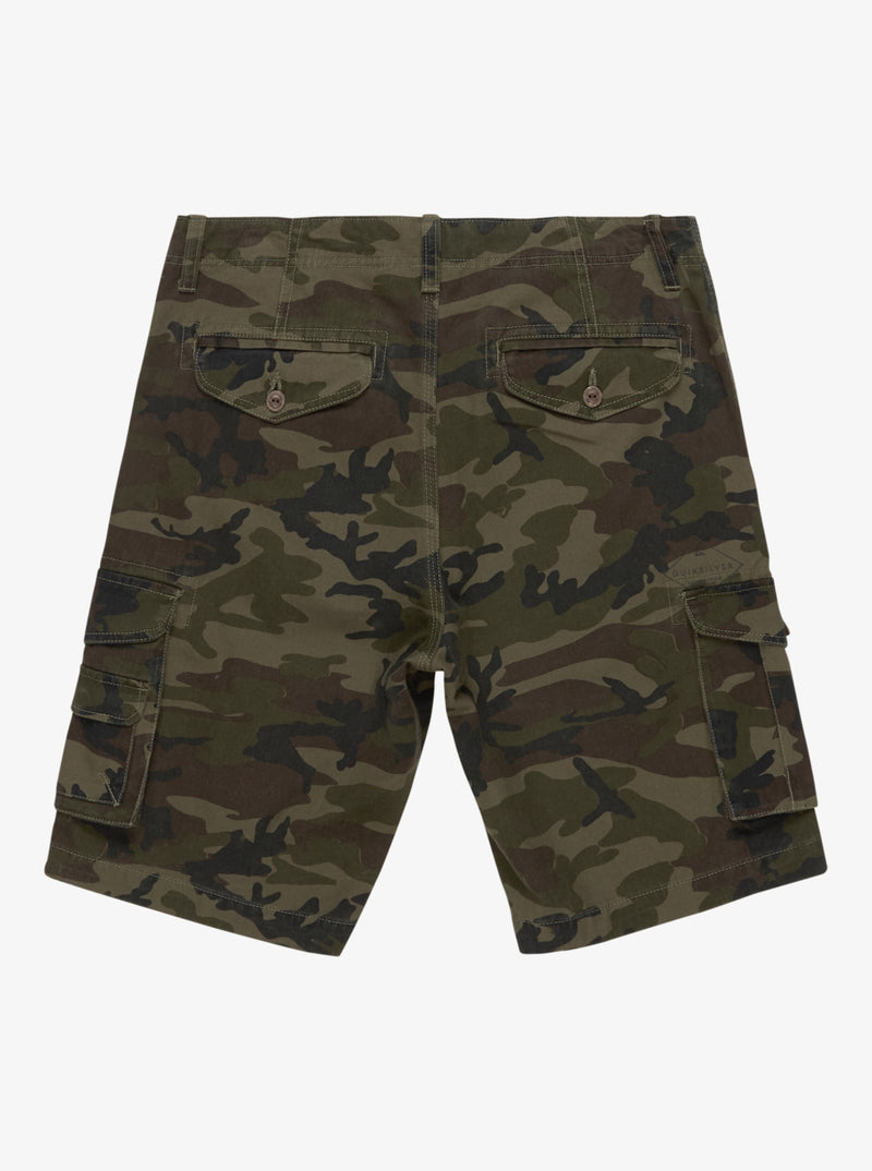 Load image into Gallery viewer, Quiksilver Men&#39;s Crucial Battle Cargo Shorts Camo Print Crucial Battle EQYWS03881-GPB6
