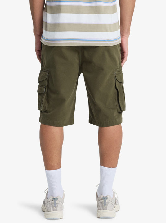 Quiksilver Men's Crucial Battle Cargo Shorts Grape Leaf EQYWS03881-CRE0