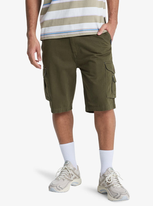 Quiksilver Men's Crucial Battle Cargo Shorts Grape Leaf EQYWS03881-CRE0
