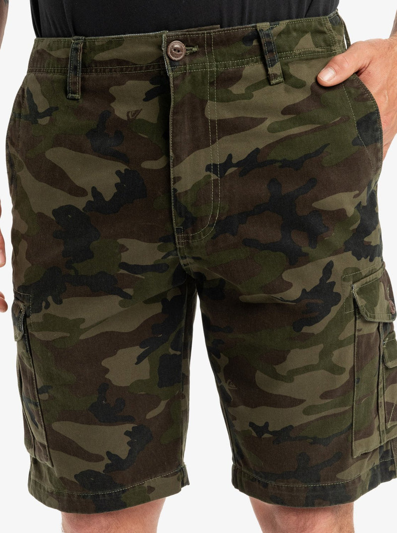 Load image into Gallery viewer, Quiksilver Men&#39;s Crucial Battle Cargo Shorts Camo Print Crucial Battle EQYWS03881-GPB6
