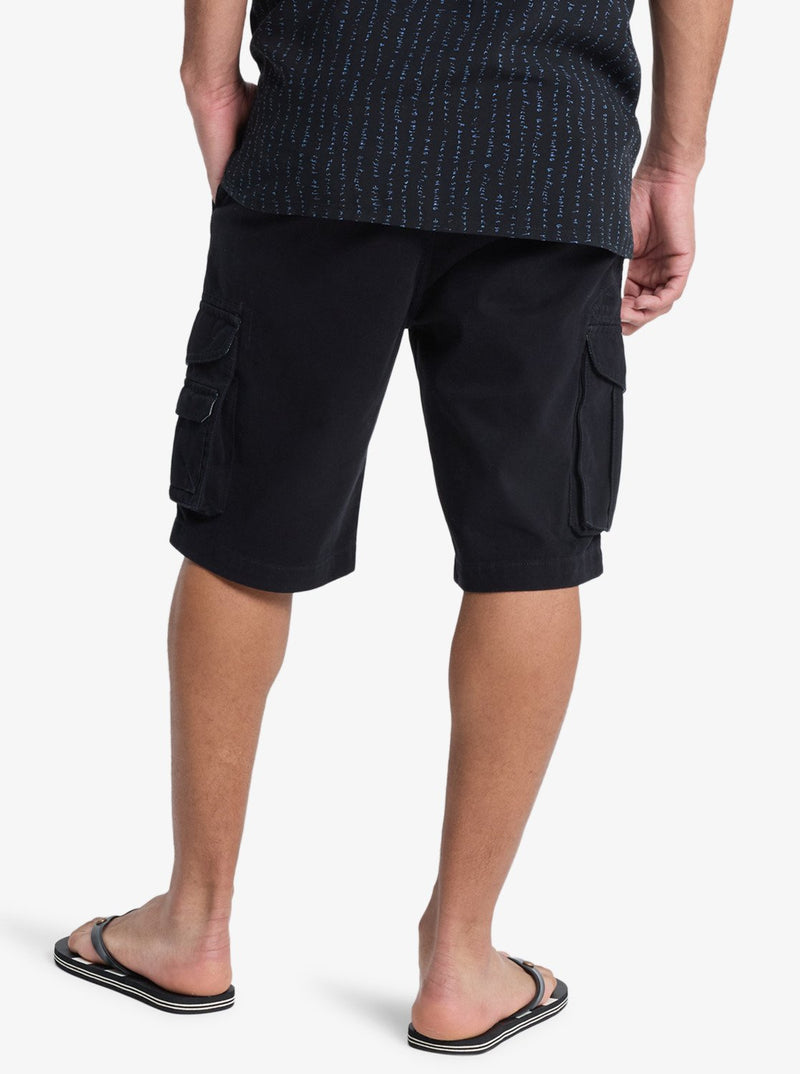 Load image into Gallery viewer, Quiksilver Men&#39;s Crucial Battle Cargo Shorts Black EQYWS03881-KVJ0
