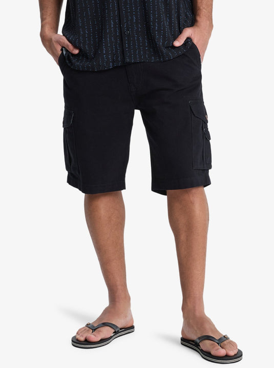 Quiksilver Men's Crucial Battle Cargo Shorts Black EQYWS03881-KVJ0