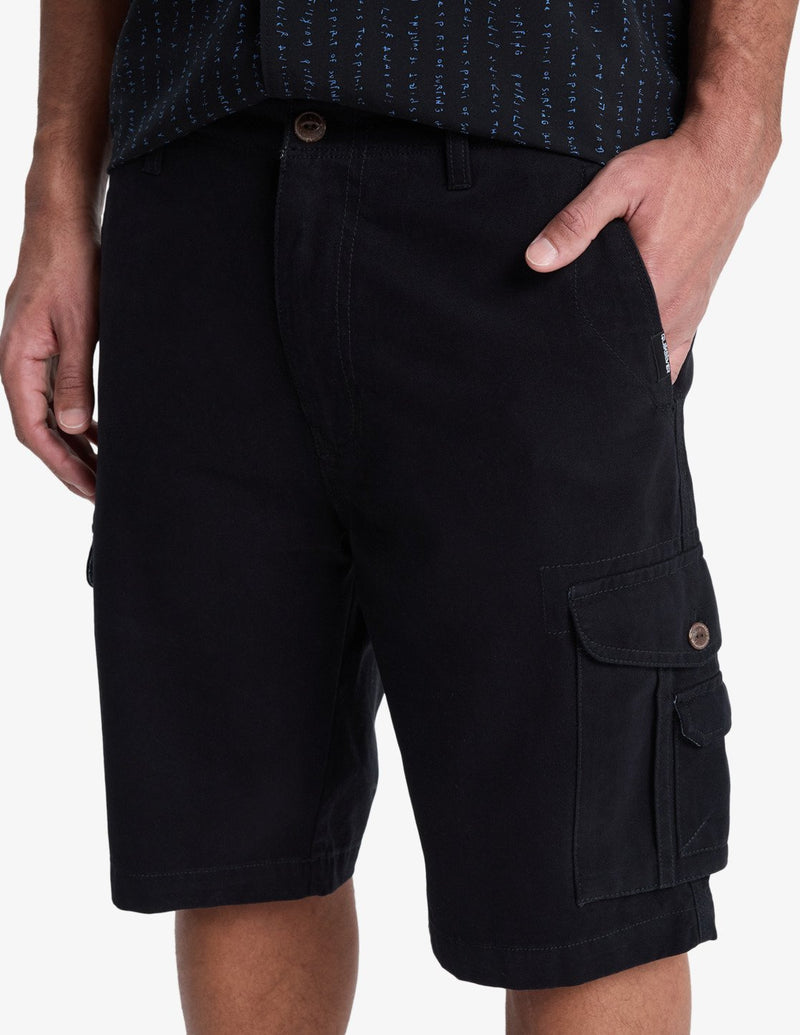 Load image into Gallery viewer, Quiksilver Men&#39;s Crucial Battle Cargo Shorts Black EQYWS03881-KVJ0
