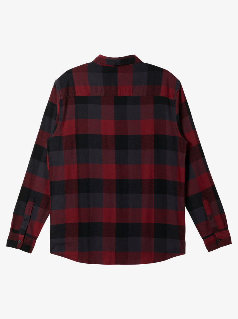 Load image into Gallery viewer, Quiksilver Motherfly Long Sleeve Flannel Shirt Black EQYWT04522-KVJ1
