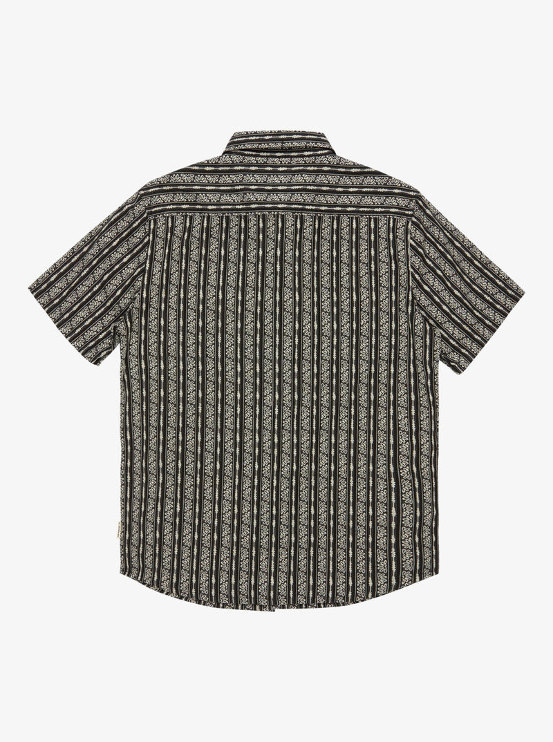 Load image into Gallery viewer, Quiksilver Men&#39;s Street Way Short Sleeves Shirt Black Street Way EQYWT04608-KVJ6
