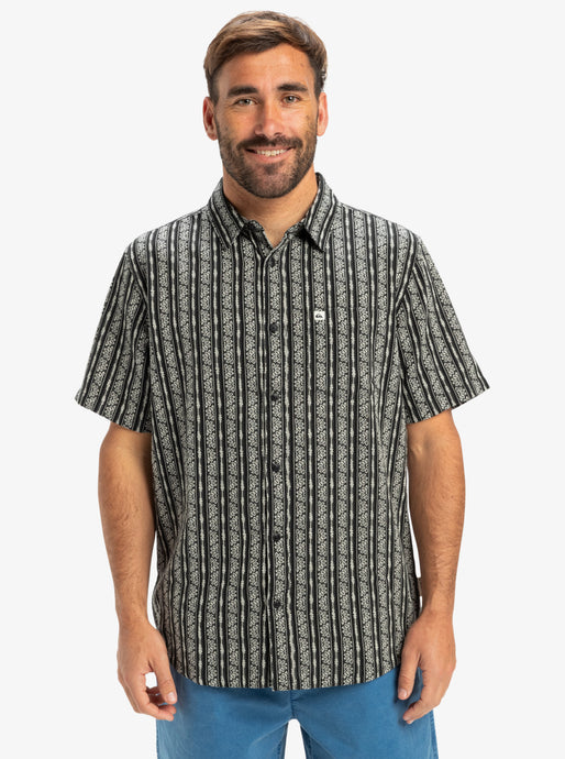 Quiksilver Men's Street Way Short Sleeves Shirt Black Street Way EQYWT04608-KVJ6