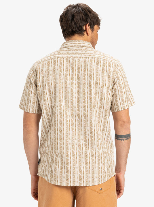 Quiksilver Men's Street Way Short Sleeves Shirt Wind Chime Street Way EQYWT04608-SFA6