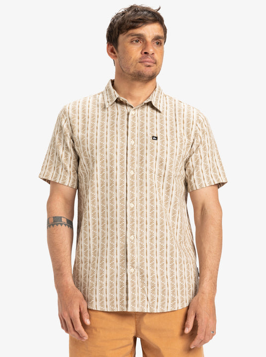 Quiksilver Men's Street Way Short Sleeves Shirt Wind Chime Street Way EQYWT04608-SFA6
