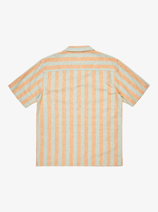 Quiksilver Men's Sunset Song Short Sleeves Shirt Bran Suntset Song EQYWT04610-CMN3