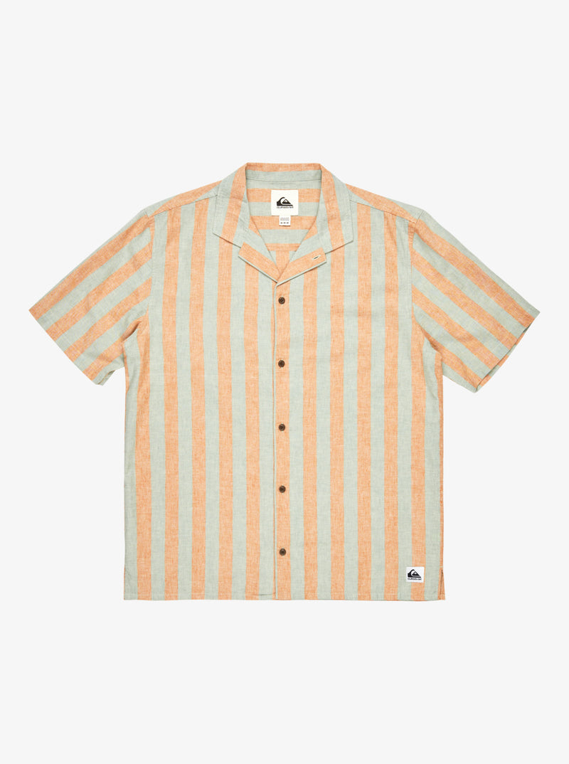 Load image into Gallery viewer, Quiksilver Men&#39;s Sunset Song Short Sleeves Shirt Bran Suntset Song EQYWT04610-CMN3
