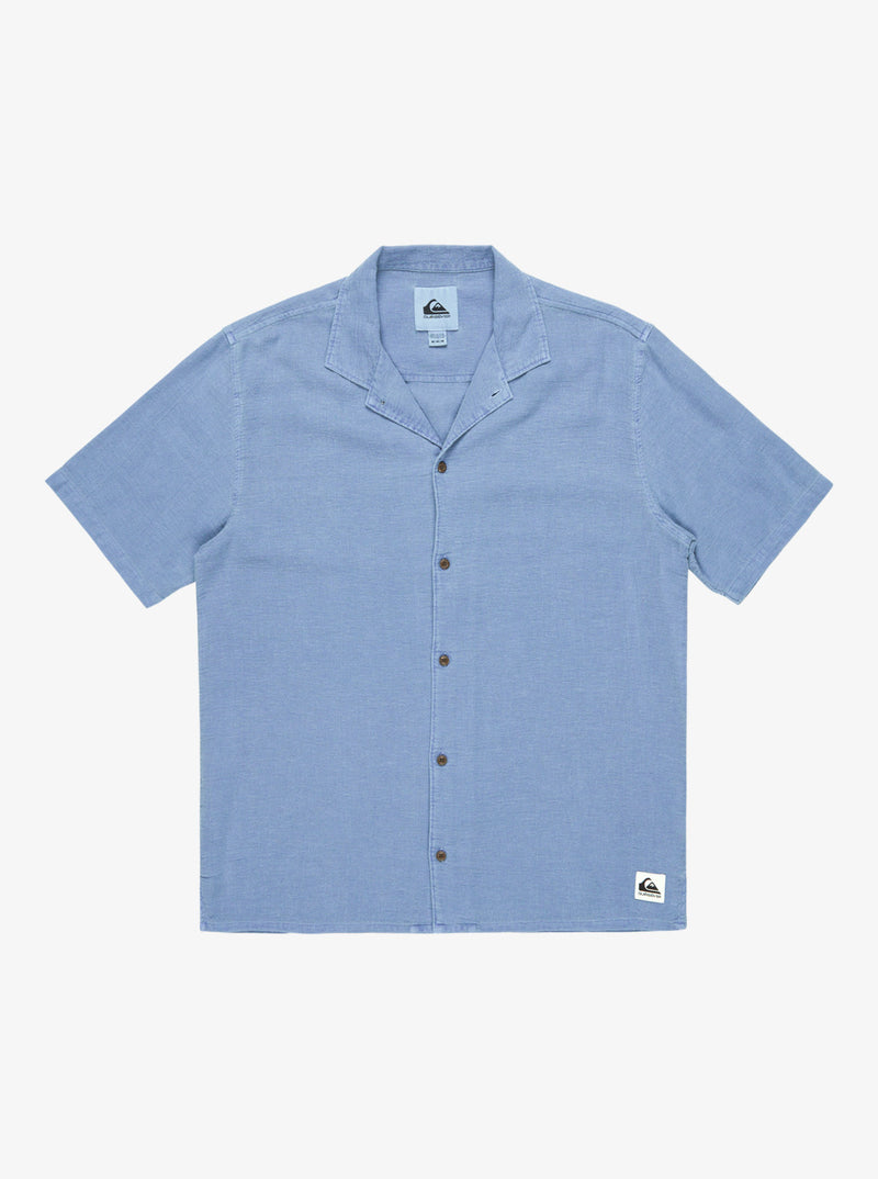 Load image into Gallery viewer, Quiksilver Men&#39;s Sunrise Short Sleeves Shirt Coronet Blue EQYWT04628-BLQ0
