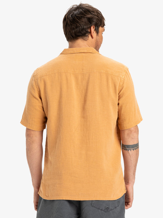 Quiksilver Men's Sunrise Short Sleeves Shirt Bran EQYWT04628-CMN0