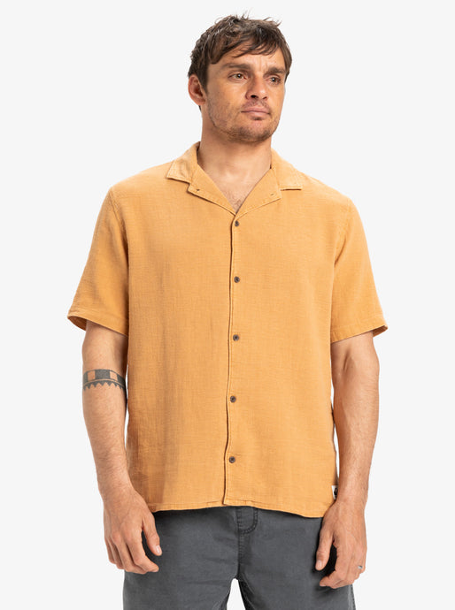 Quiksilver Men's Sunrise Short Sleeves Shirt Bran EQYWT04628-CMN0