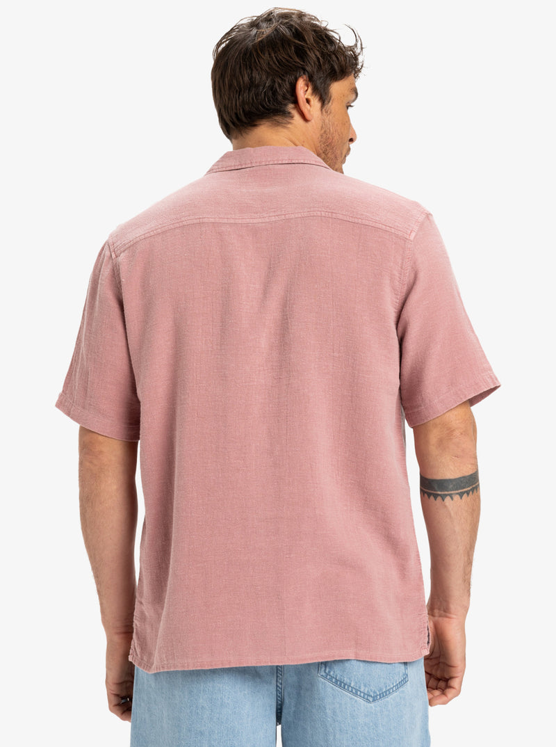 Load image into Gallery viewer, Quiksilver Men&#39;s Sunrise Short Sleeves Shirt Lilac EQYWT04628-PJM0

