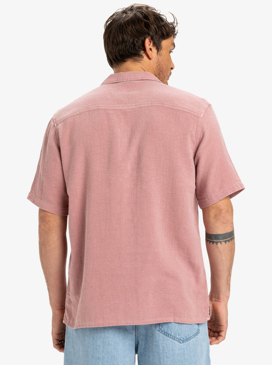 Quiksilver Men's Sunrise Short Sleeves Shirt Lilac EQYWT04628-PJM0