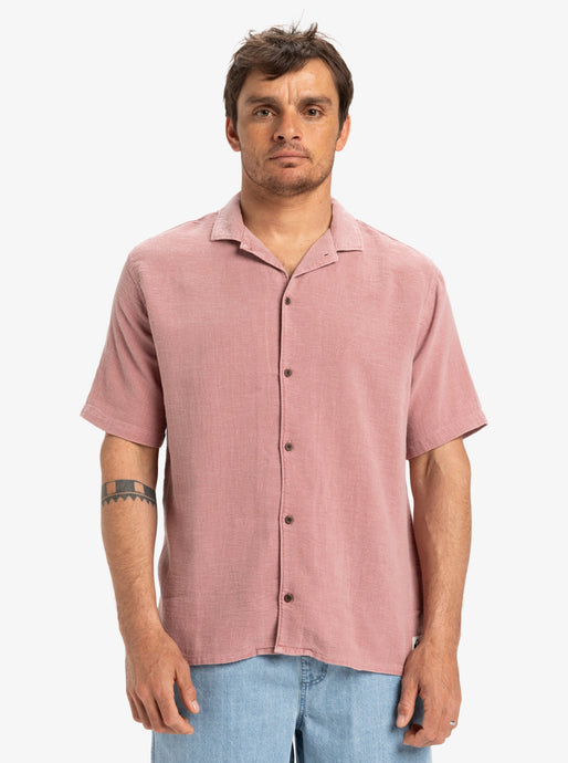 Quiksilver Men's Sunrise Short Sleeves Shirt Lilac EQYWT04628-PJM0
